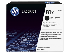HP 81X Yüksek Kapasiteli Siyah Orijinal LaserJet Toner Kartuşu (CF281X)