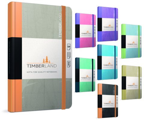 Timberland İplik Dikişli Sert Kapak Defter 13X21 120yp.Çizgili