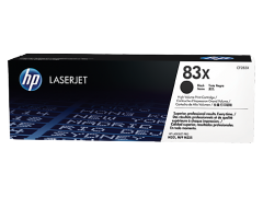 HP 83X Yüksek Kapasiteli Siyah Orijinal LaserJet Toner Kartuşu (CF283X)