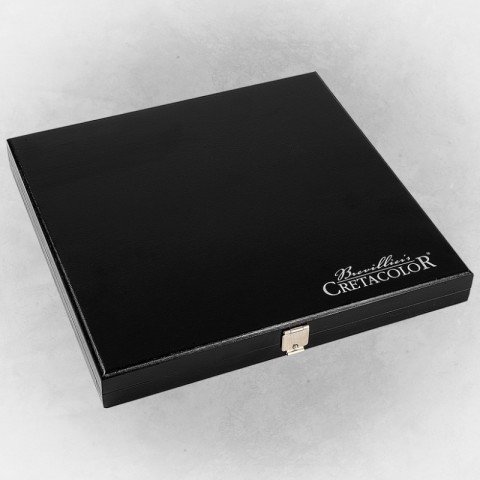 Cretacolor Black Box Premium Karakalem Çizim Seti 20 Parça Ahşap Kutu 46040