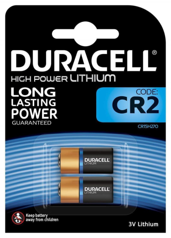 Duracell Yüksek Güçlü Lityum CR2 Pil 3V 2'li