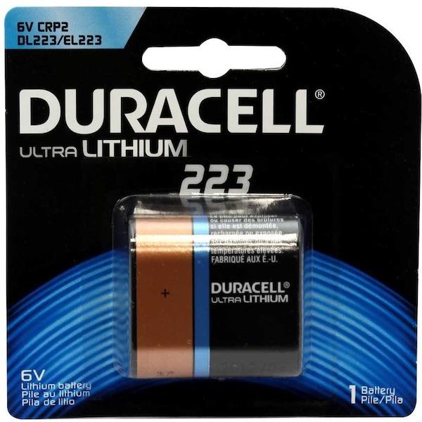 Duracell Yüksek Güçlü Lityum 223 CRP2 Pil 6V