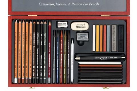 Cretacolor Ultimo Premium Çizim Seti 36 Parça Ahşap Kutu 40067