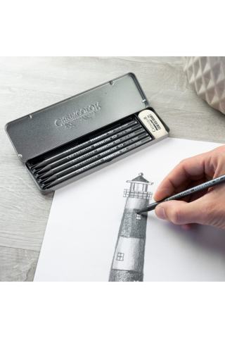 Cretacolor Monolith Graphite Set Ağaçsız Eskiz Kalem Seti 7 Parça 20426