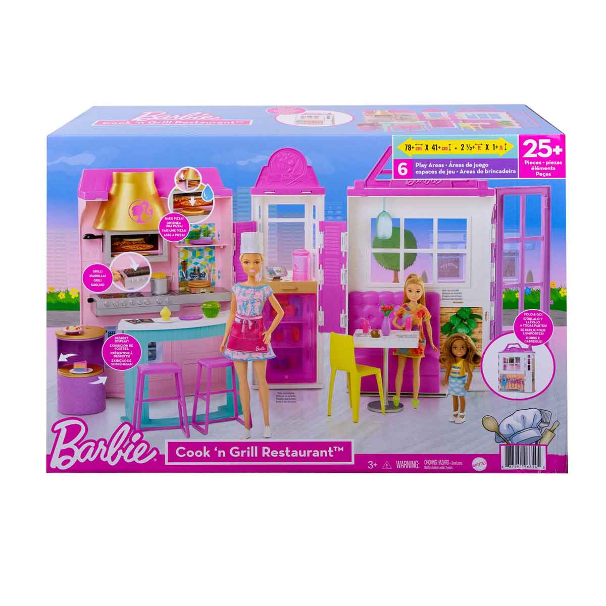 Barbie'nin Muhteşem Restoranı Oyun Seti GXY72