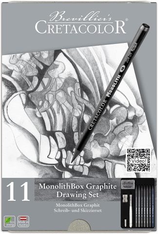 Cretacolor Monolith Graphite Set Ağaçsız Eskiz Kalem Seti 11 Parça 20430