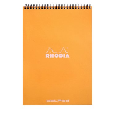 Rhodia A4 Turuncu Kapak Spiralli Dot Bloknot