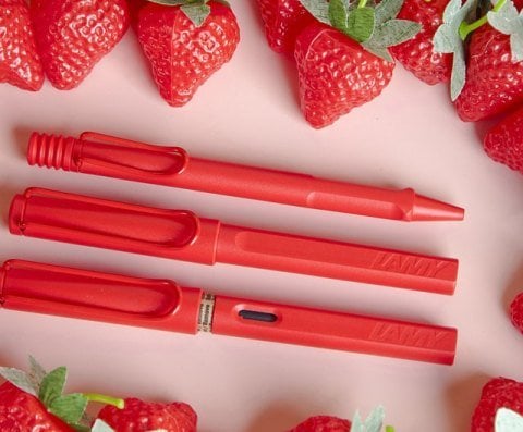 Lamy Safari 2022 Özel Üretim Strawberry Dolma Kalem M Uç