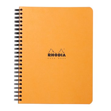Rhodia A5 Turuncu Kapak Spiralli Çizgili Defter