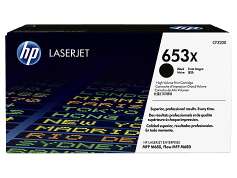 HP 653X High Yield Black Original LaserJet Toner Cartridge (CF320X)