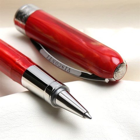Visconti Rembrandt Roller Kalem Kırmızı Beyaz