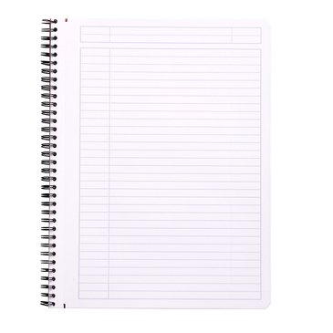 Rhodia A4+ Turuncu Kapak Spiralli Çizgili Defter