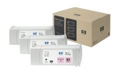Hp 83 C5077A Orjinal Açık Kırmızı Kartuş 3'lü Paket