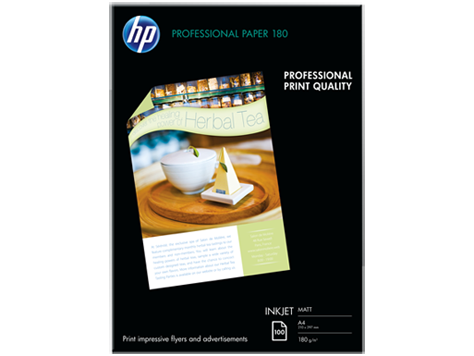 HP Profesyonel Mat Inkjet Kağıdı, 100 yaprak/A4/210 x 297 mm (Q6592A)