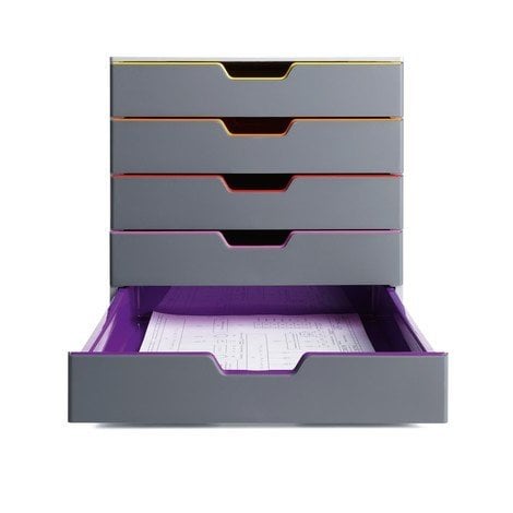 Durable Varicolor Çekmeceli Evrak Rafı - 5 Renkli