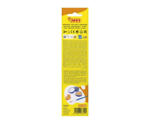 Jovi Krem Yüz Boyası Animal World 3 Renk+Fırça+Sünger