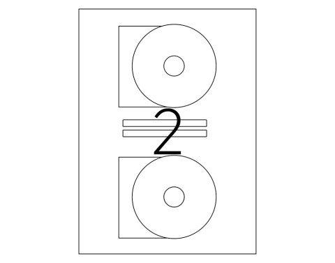Tanex TW-2116 Laser Etiket 116x41mm Cd 2'li
