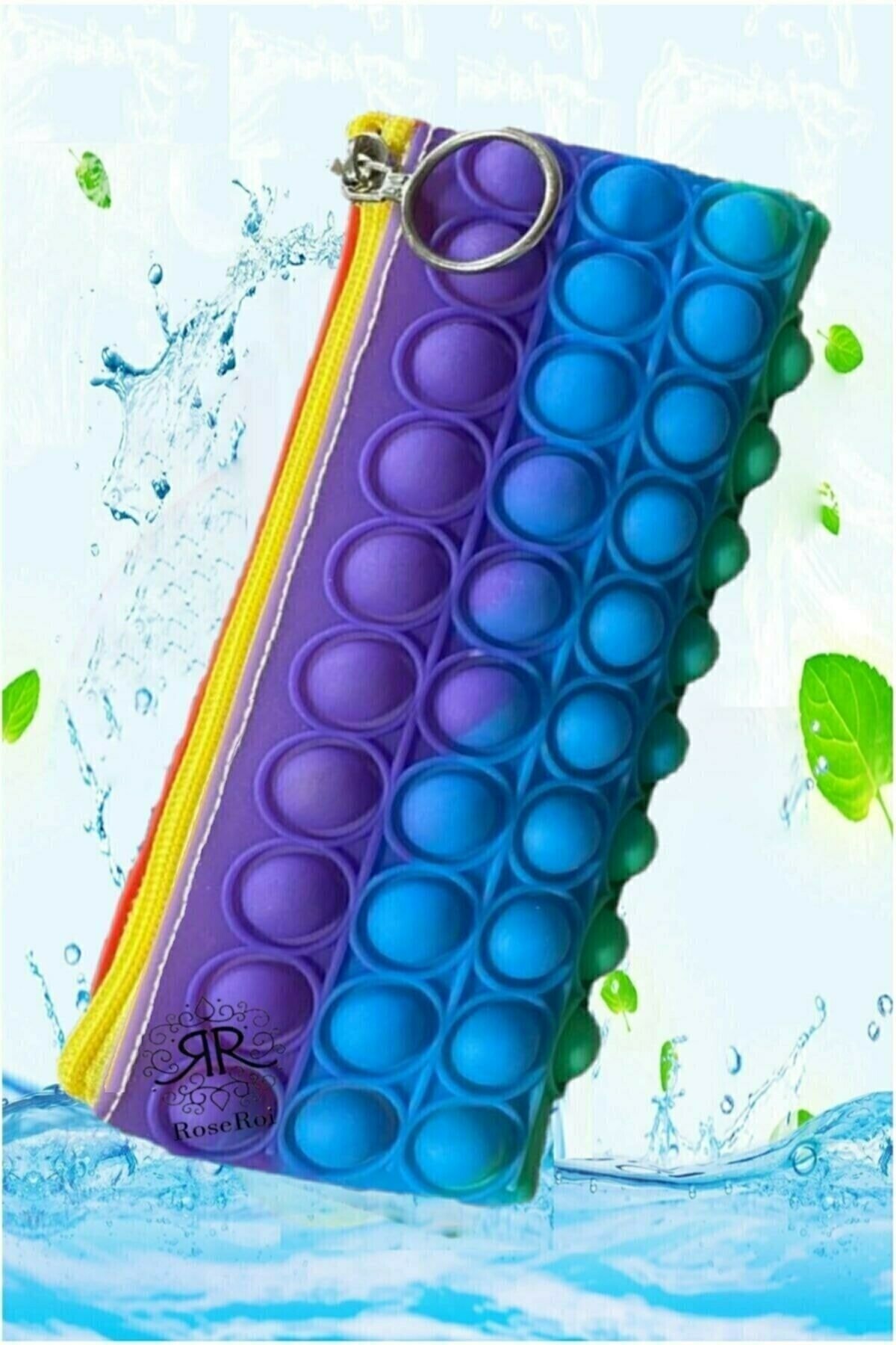 Pop it Push Gökkuşağı Kalemlik