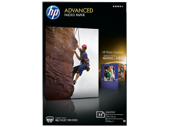 HP Advanced Glossy Photo Paper-25 sht/10 x 15 cm borderless