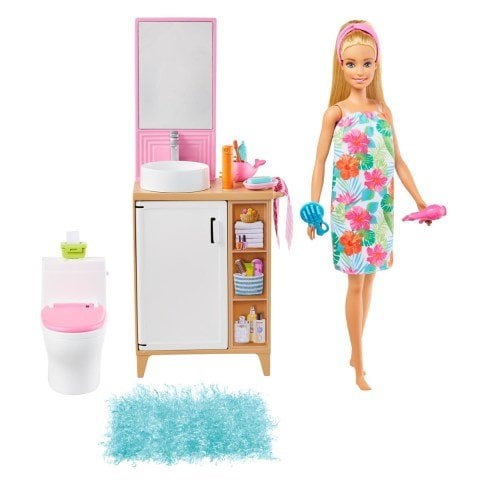 Barbie Bebek ve Oda Oyun Seti GRG87