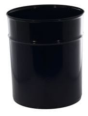 Metal Konik Çöp Kovası Siyah