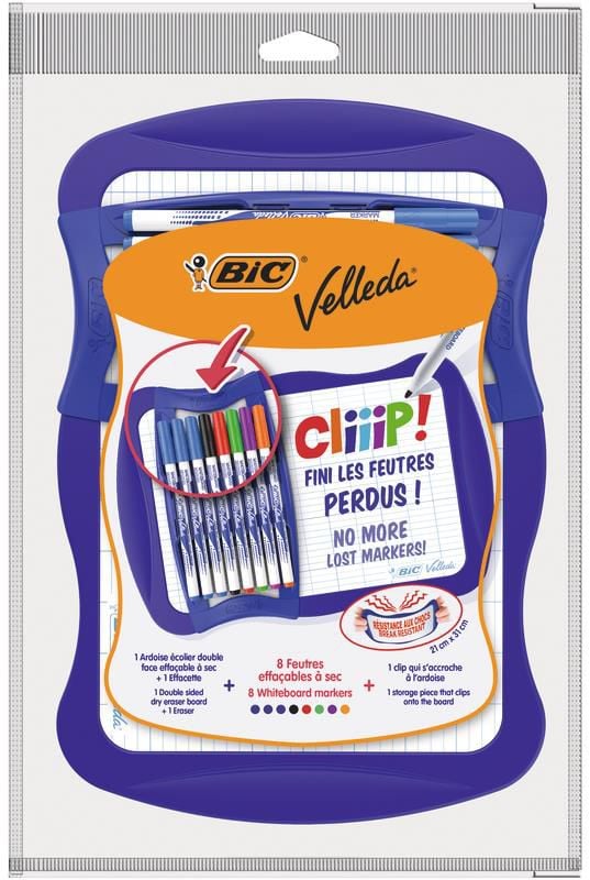 Bic Veleda Mini Beyaz Tahta-8 Adet Kalem ve Silgi Hediyeli 967444