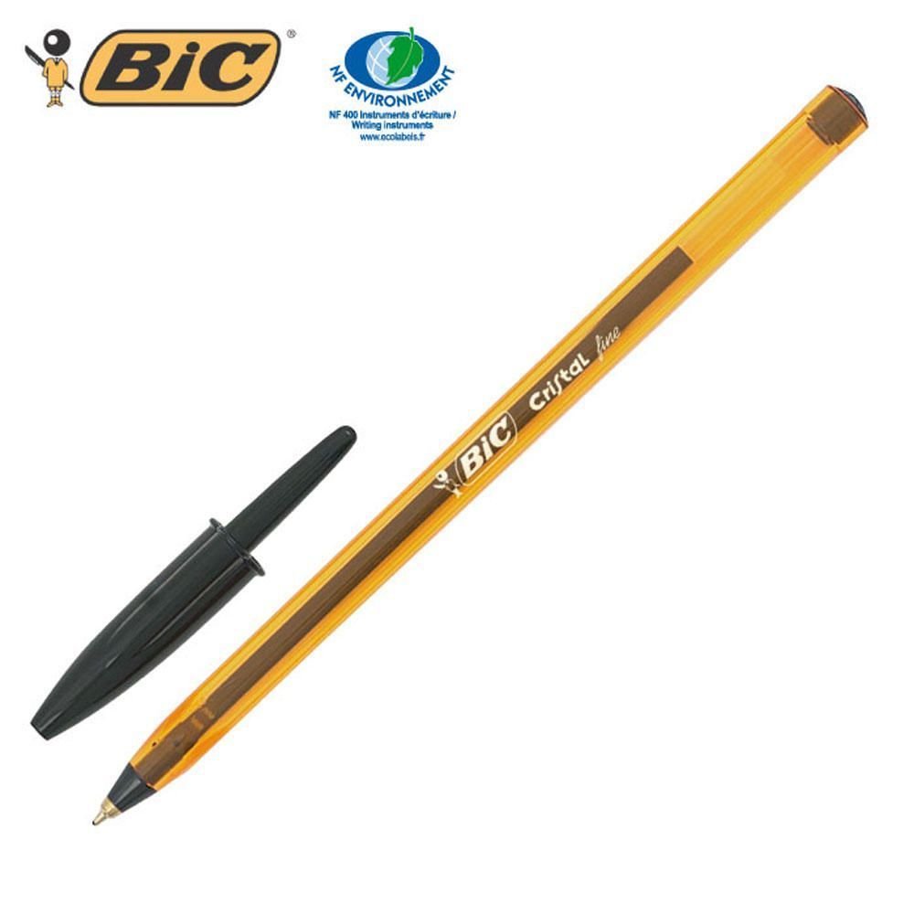 Bic Cristal Fine Tükenmez Kalem 50'li Kutu Siyah