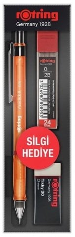 Rotring Visuclick 0.5 Versatil Kalem Seti Turuncu