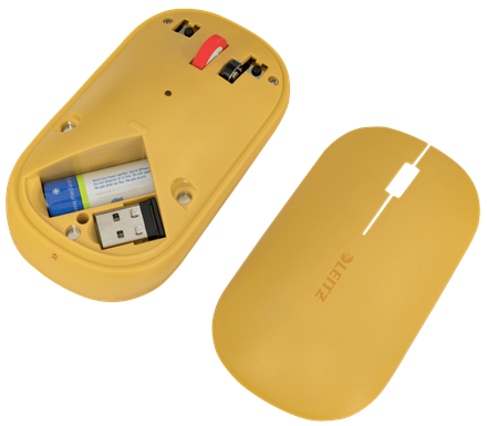 Leitz Cosy Kablosuz Mouse Sarı
