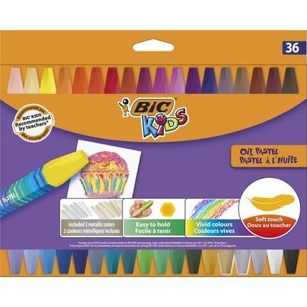 Bic Yağlı Pastel Boya 36 Renk