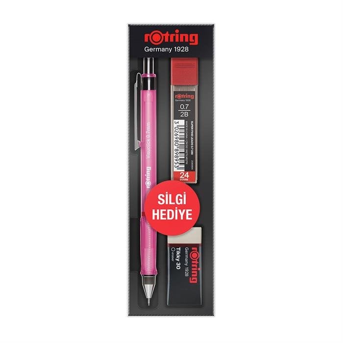 Rotring Visuclick 0.7 Versatil Kalem Seti Pembe