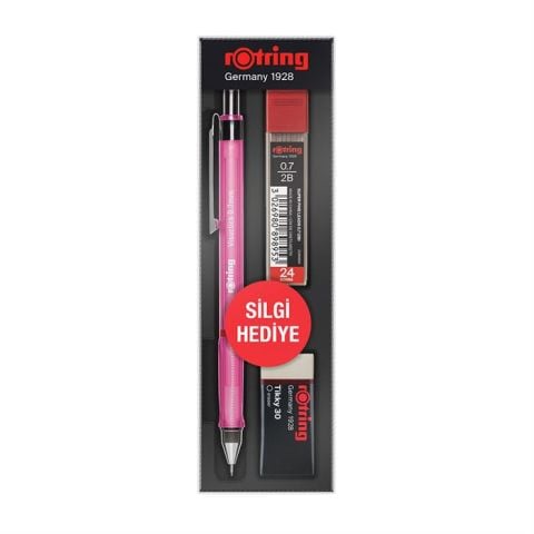 Rotring Visuclick 0.7 Versatil Kalem Seti Pembe