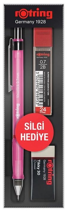 Rotring Visuclick 0.7 Versatil Kalem Seti Pembe