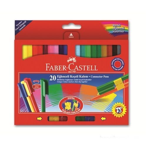 Faber-Castell Eğlenceli Keçeli Kalem 20'li