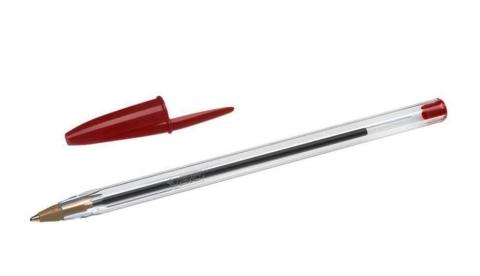 Bic Cristal Medium Tükenmez Kalem Kırmızı 50'li Kutu