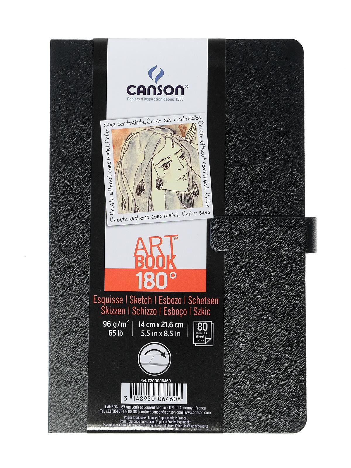 Canson 180° Art Book Sert Kapak Spiralli Defter  200006460