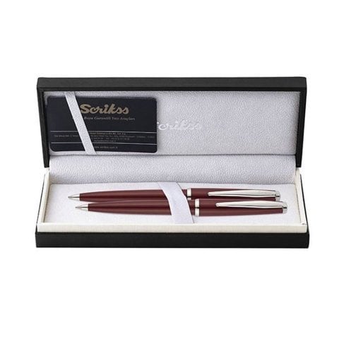 Scrikss 33 Tükenmez + Versatil Tk Bordo