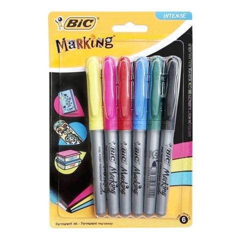 Bic Marking Permanent Kalem 6 Renk