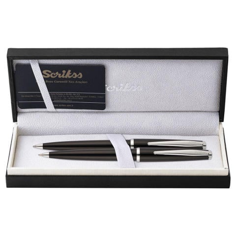 Scrikss 33 Tükenmez + Versatil Tk Siyah