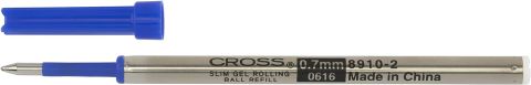 Cross 8910-2 Slim Roller için İnce Jel Roller Refill Mavi