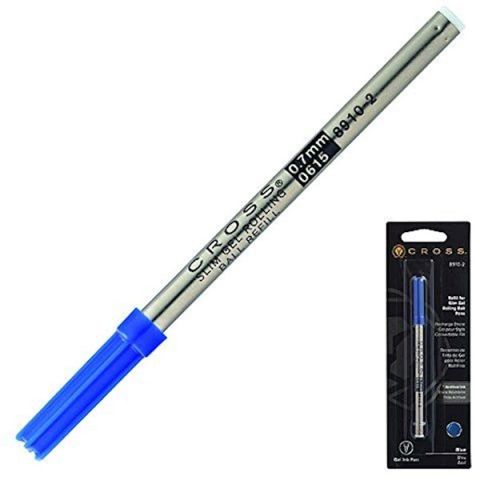 Cross 8910-2 Slim Roller için İnce Jel Roller Refill Mavi