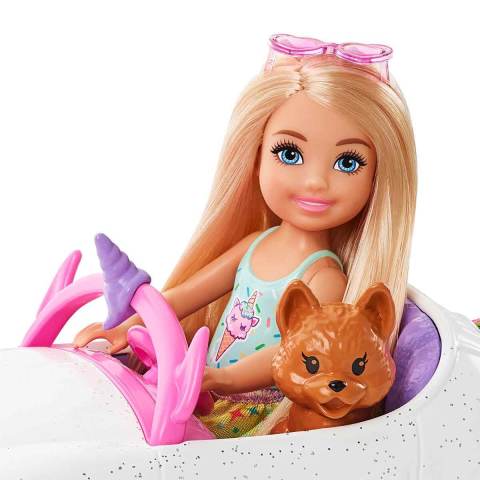 Barbie Club Chelsea Bebek ve Arabası GXT41