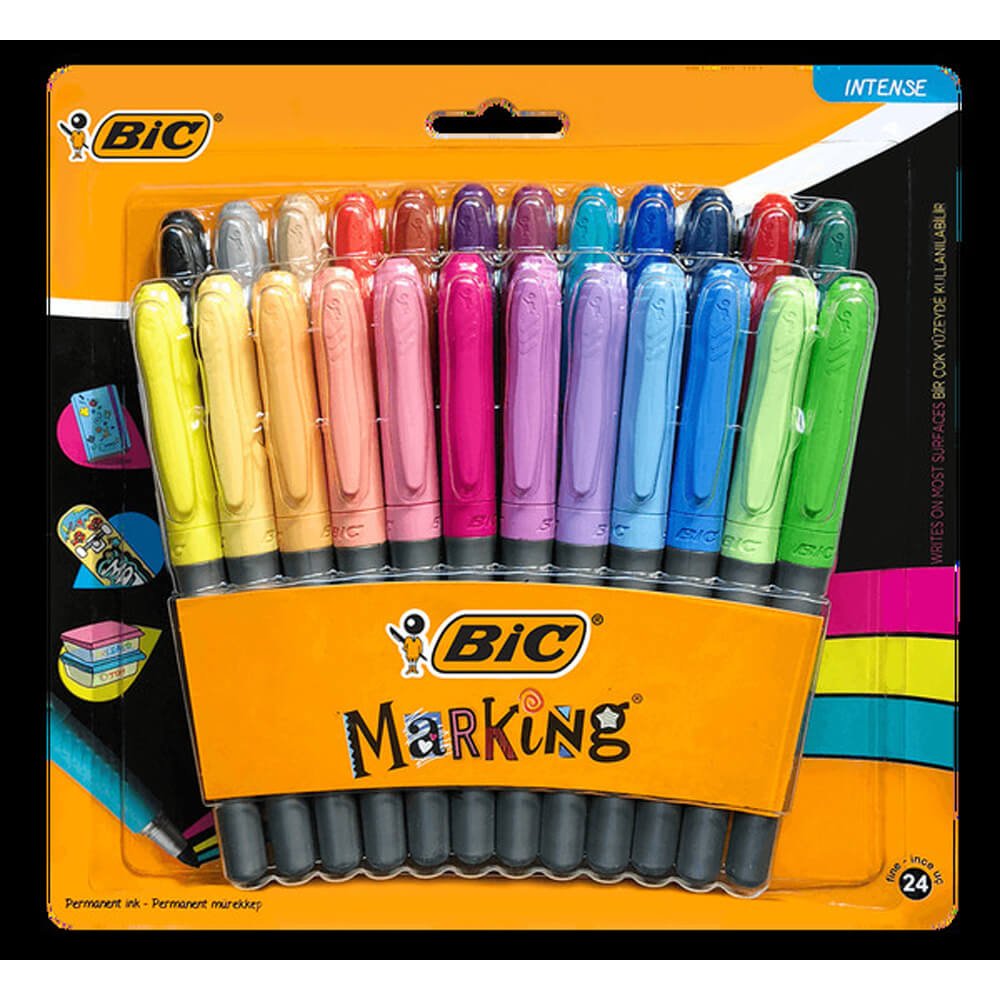 Bic Marking Permanent Kalem 24 Renk