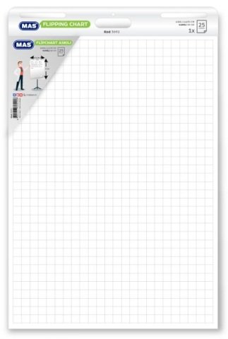 Mas 3692 Flip Chart Kağıdı Kareli 25 Yaprak