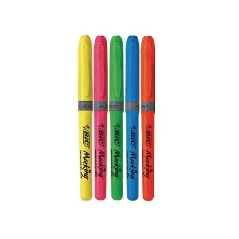 Bic Marking Fosforlu Kalem 5 Renk