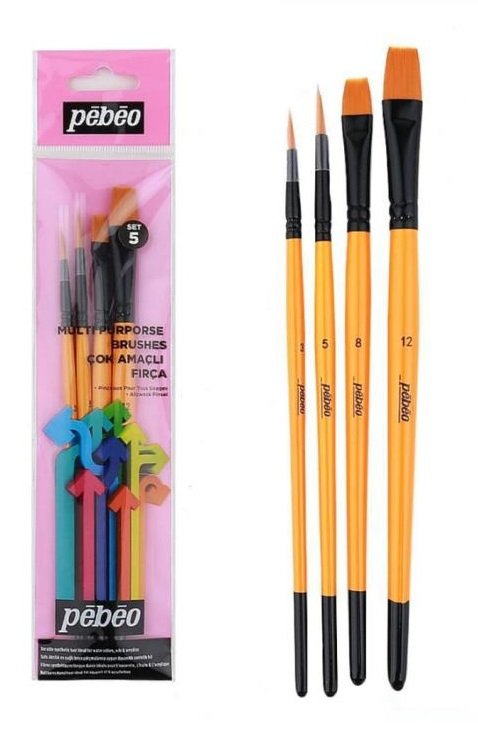 Pebeo 4'lü Fırça Seti Set-5