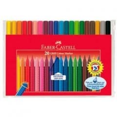 Faber-Castell Grip Keçeli Kalem 20'li Poşet