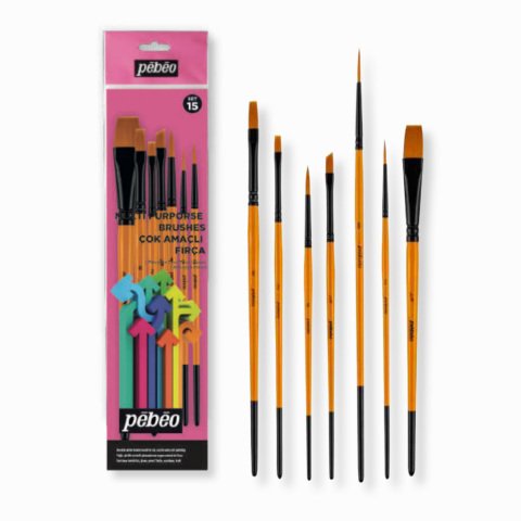 Pebeo 7'li Fırça Seti Set-15