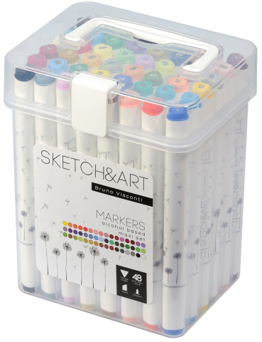 Bruno Visconti Twin Marker Sketch&Art 48 Renk 22-0079