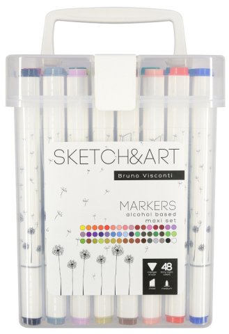 Bruno Visconti Twin Marker Sketch&Art 48 Renk 22-0079